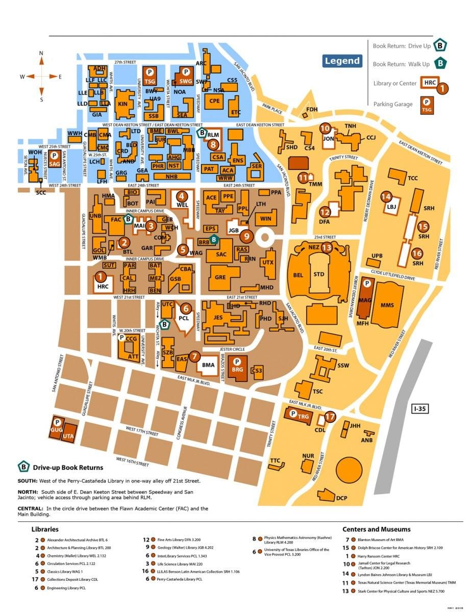 χάρτης ut Austin