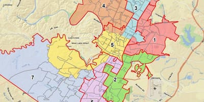 Χάρτης της Austin ISD