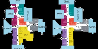 Χάρτης της barton creek mall